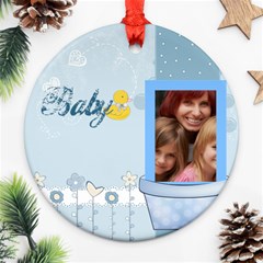 baby - Round Ornament (Two Sides) baby - Round Ornament (Two Sides)