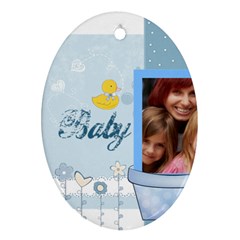 baby - Oval Ornament (Two Sides) baby - Oval Ornament (Two Sides)