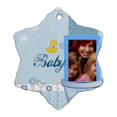 baby - Snowflake Ornament (Two Sides)