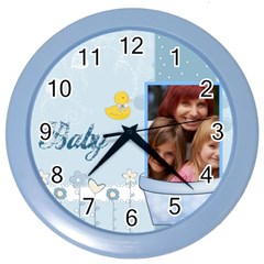 baby - Color Wall Clock
