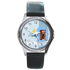 baby - Round Metal Watch