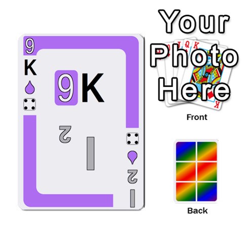 Ace Rainbow Deck V2 0 Deck 3 By Changcai Front - HeartA