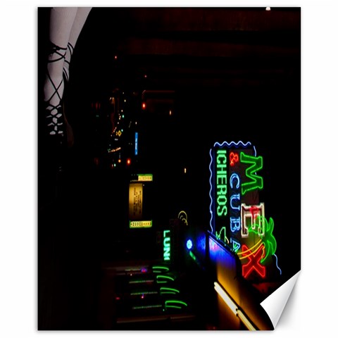 Split Canvas Fremont Street Vegas By Arthur Mcfarland 10.95 x13.48  Canvas - 3