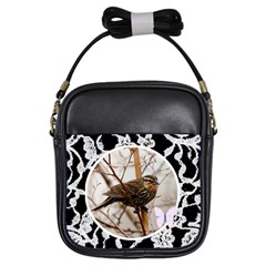 Bird picture purse - Girls Sling Bag