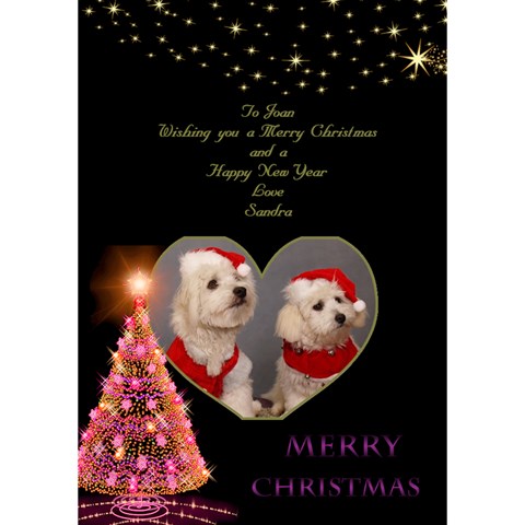 Merry Christmas 3d Card By Deborah Inside