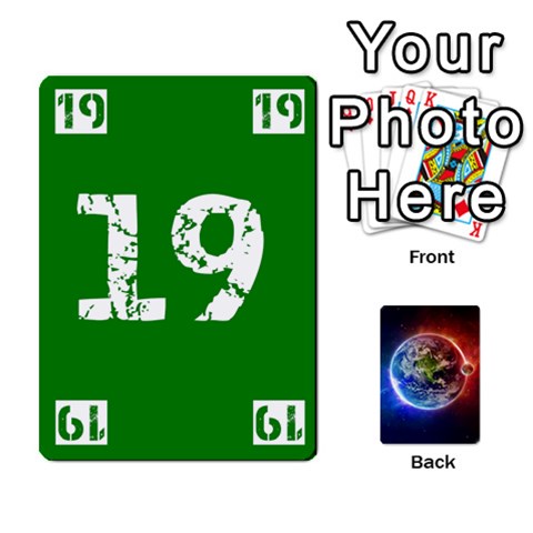 Numbers Deck Front - Spade3