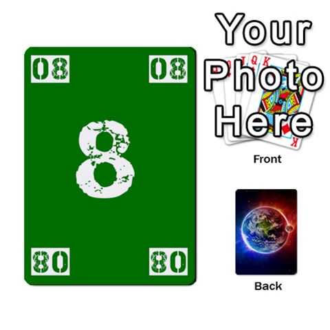 Ace Numbers Deck Front - SpadeA