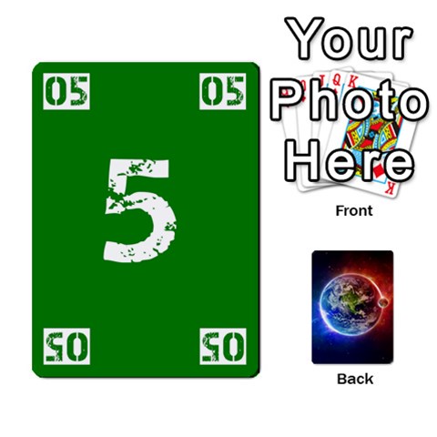 Numbers Deck Front - Heart4