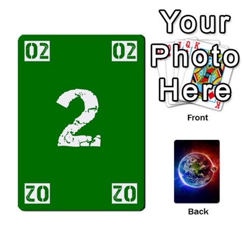 Numbers Deck Front - Heart7