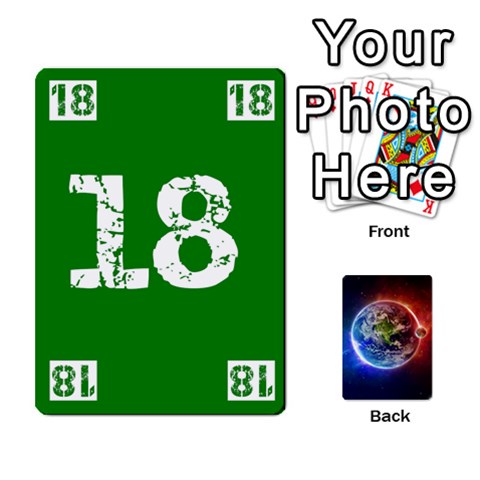 Numbers Deck Front - Spade4