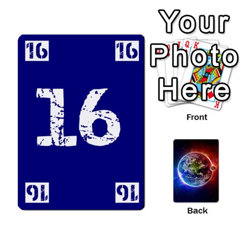 Ace Numbers Deck Front - HeartA
