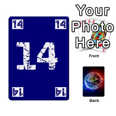 Numbers Deck Front - Diamond3
