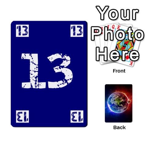 Numbers Deck Front - Diamond4
