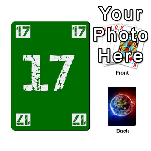 Numbers Deck Front - Spade5