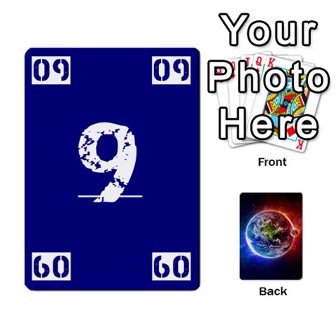 Numbers Deck Front - Diamond8