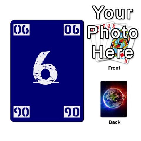 Jack Numbers Deck Front - DiamondJ