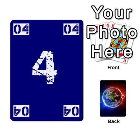 King Numbers Deck Front - DiamondK