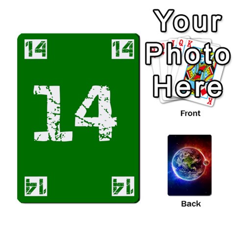 Numbers Deck Front - Spade8