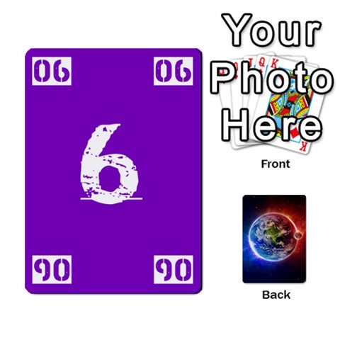 Numbers Deck Front - Heart3