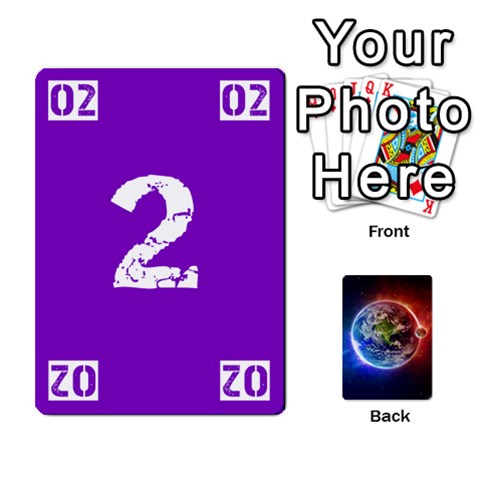 Numbers Deck Front - Heart7