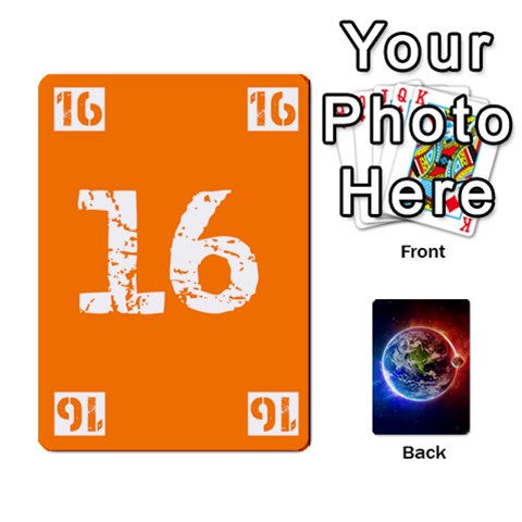 Ace Numbers Deck Front - HeartA
