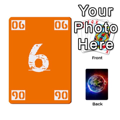 Jack Numbers Deck Front - DiamondJ