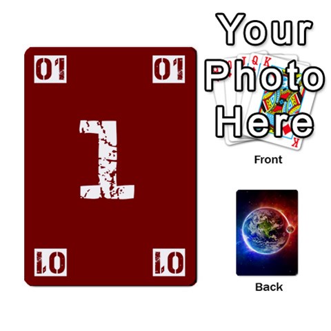 Queen Numbers Deck Front - ClubQ