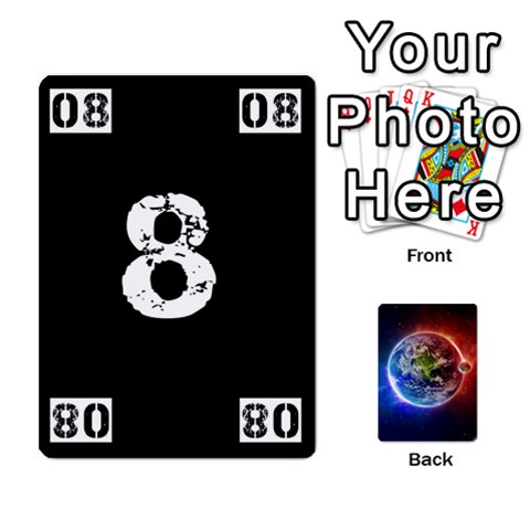 Ace Numbers Deck Front - SpadeA