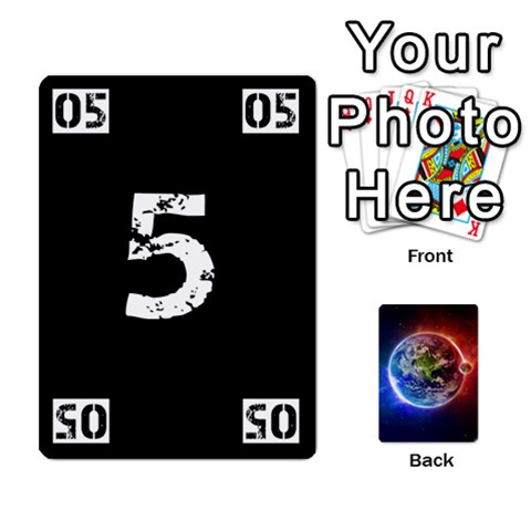 Numbers Deck Front - Heart4