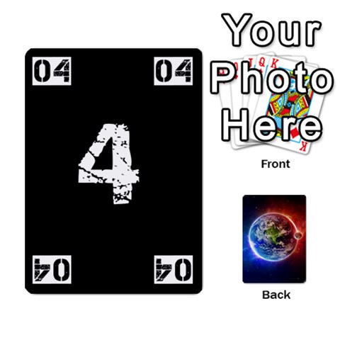 Numbers Deck Front - Heart5
