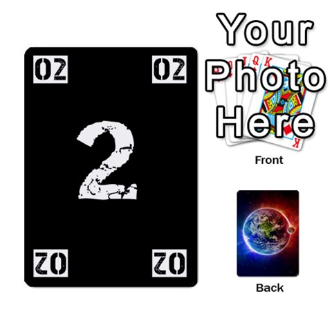 Numbers Deck Front - Heart7