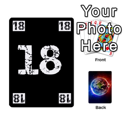 Numbers Deck Front - Spade4