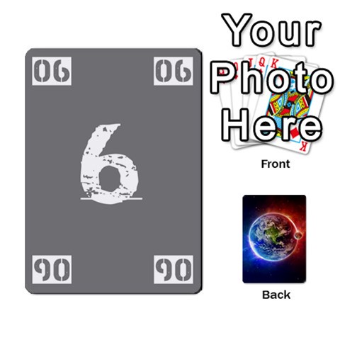 Jack Numbers Deck Front - DiamondJ