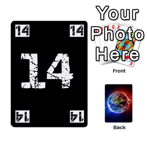 Numbers Deck Front - Spade8