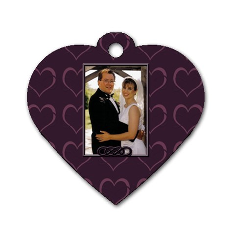 Anniversary Dog Tag By Patricia W Front