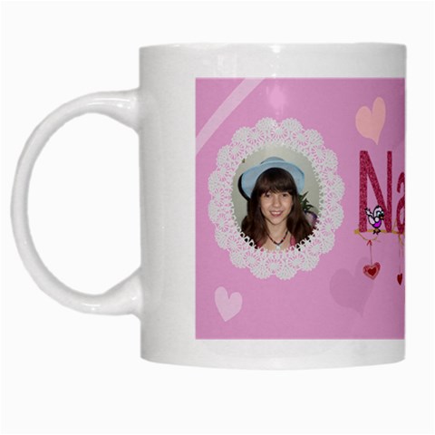 Nana White Mug By Kim Blair Left