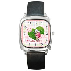 baby - Square Metal Watch