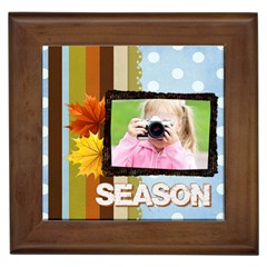 season - Framed Tile