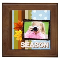 season - Framed Tile