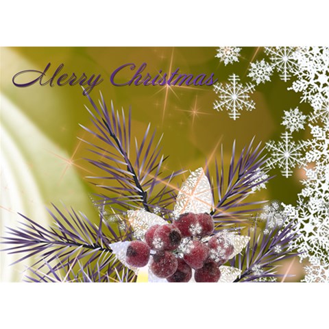 Christmas Circle 3d Card By Deborah Front