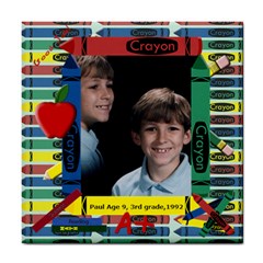 Crayon Tile Coaster