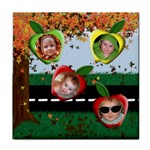 Fall Apples Tile Coaster