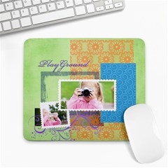 happy time - Large Mousepad