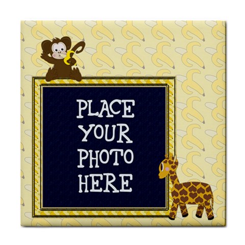 Banana Tile Coaster By Chere s Creations Front