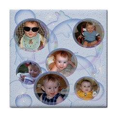 Bubbles Tile Coaster 4