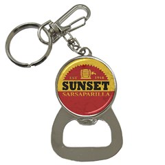 Sunset Sarsaparilla Bottle Opener Keychain - Bottle Opener Key Chain