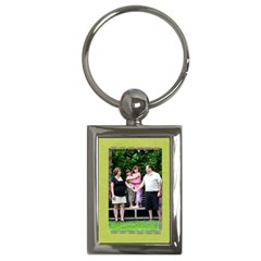 green infinity keychain - Key Chain (Rectangle)