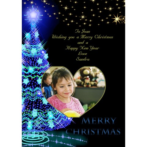 My Merry Christmas 3d Card By Deborah Inside