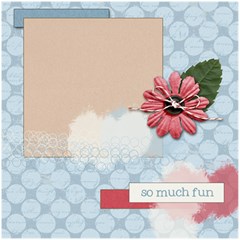 so much fun - ScrapBook Page 8  x 8 