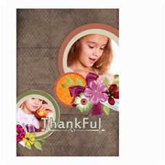 thankful - Small Garden Flag (Two Sides)